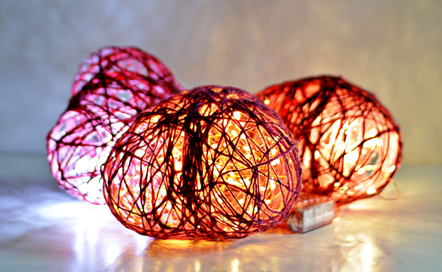DIY Valentine's light decorations. Make string hearts and then use copper string lights to brighten up your Valentine's decor.
