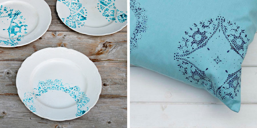 Five amazing ways to use paper doily stencils