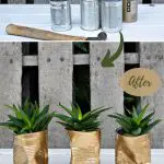 upcycled diy planters