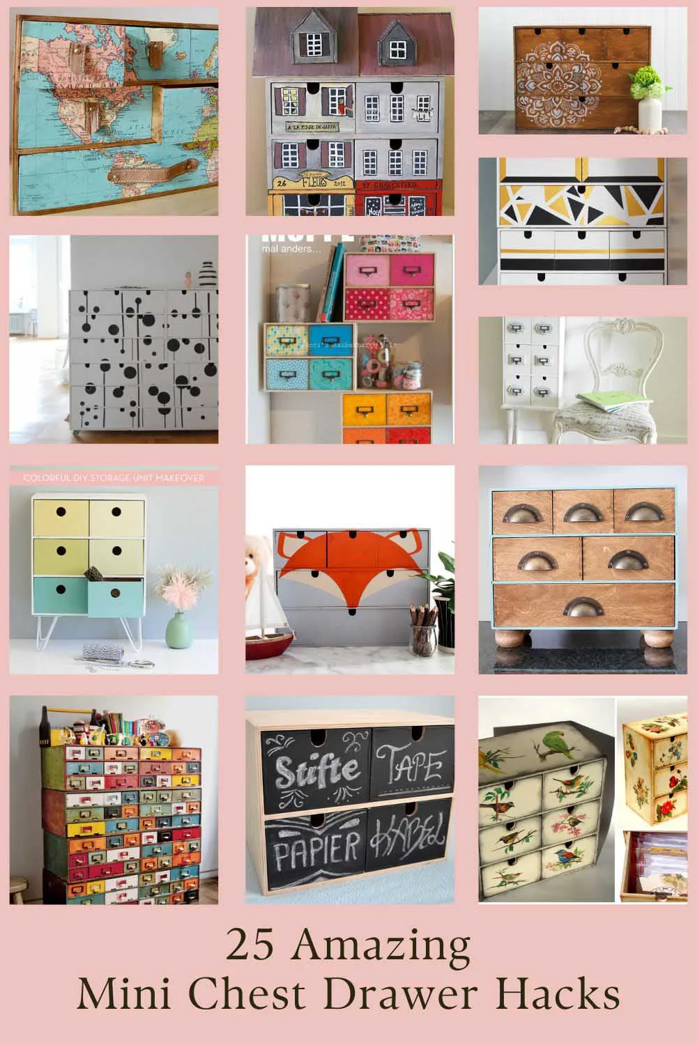 25 of the best mini chest drawers IKEA Moppe hacks