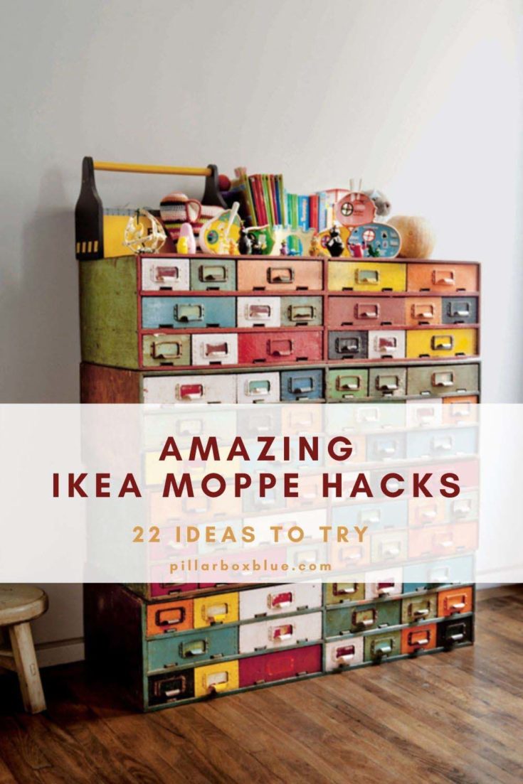 IKEA Moppe Mini Drawers hack