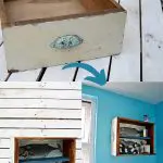 How to upcycle drawers into storage