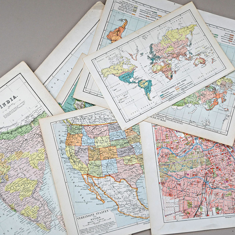 Vintage maps