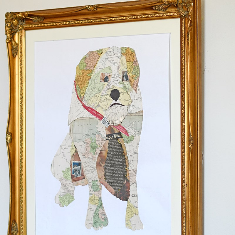 Make some gorgeous unique map art by immortalizing your pet in a map portrait. 