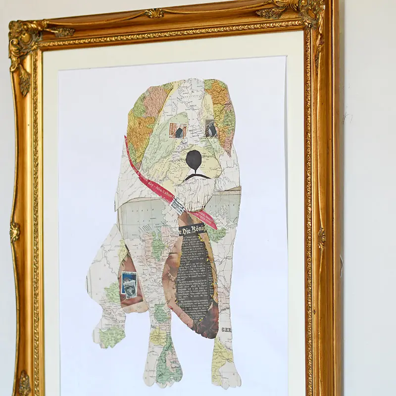 Make some gorgeous unique map art by immortalizing your pet in a map portrait. 
