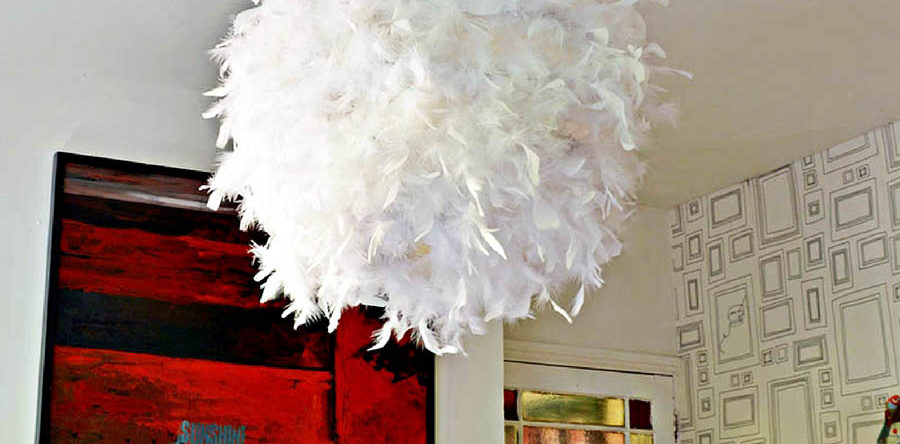 A Simple Affordable And Beautiful Diy Feather Lampshade Pillar A Simple Affordable And Beautiful Diy Feather Lampshade