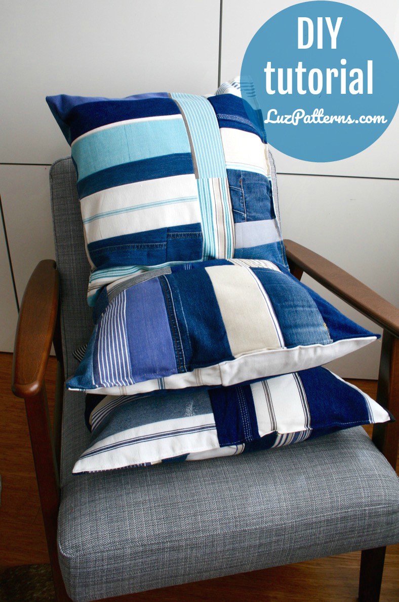 upcycled pillows