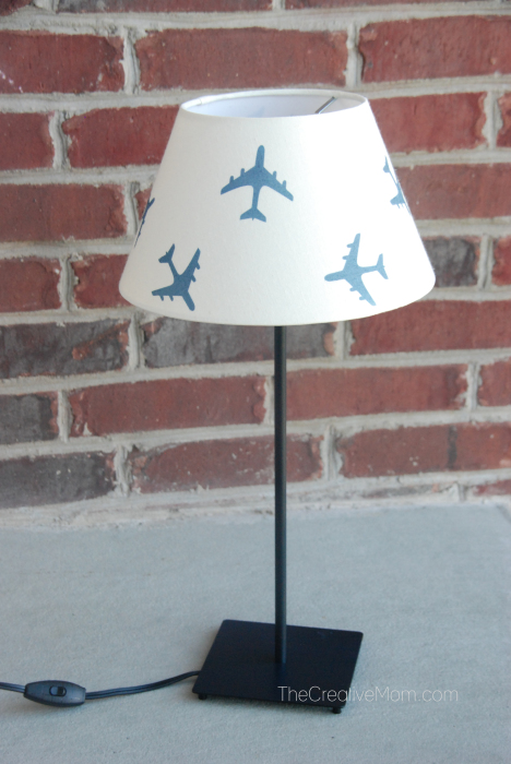 IKEA airplane lampshade hack