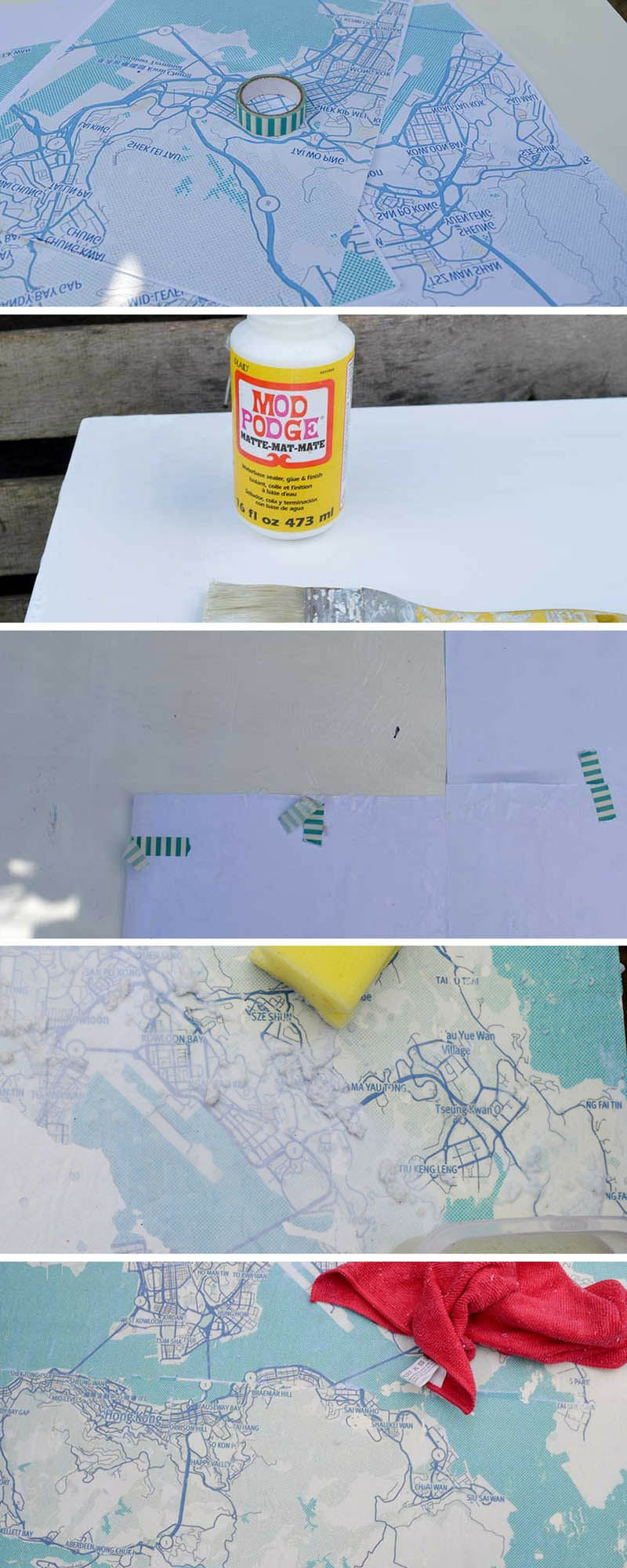 Mapbox map image transfer to an Ikea kids table
