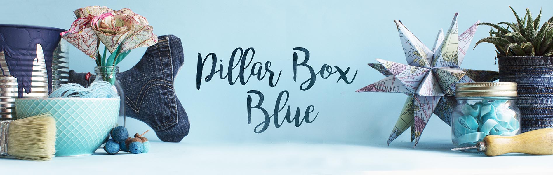 Pillar box blue is all about craft and upcycling. Follow me as I craft and revamp the things around me. The site is full of tutorials to help and inspire you to create. Pillar Box Blue