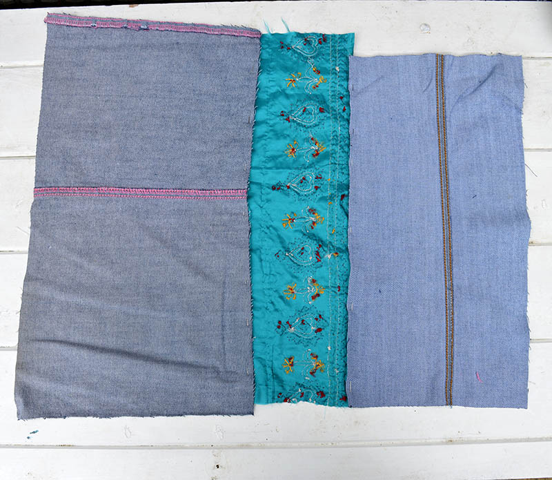 Pinning Boho Jeans pillows panels