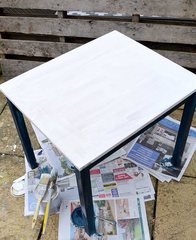 Painting Ikea table