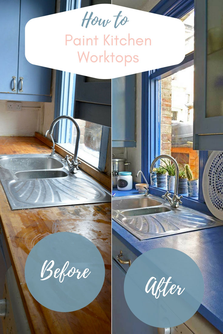 Kitchen With Painted Worktops