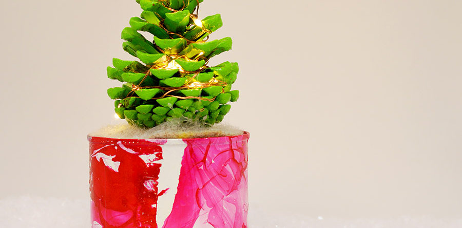 How To Make Pine Cone Christmas Tree With Lights How To Make Pine Cone Christmas Tree With Lights