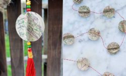 How To Make Repurposed Map Decorations