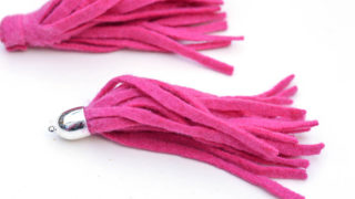 DIY Sweater felt tassels.