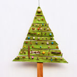 DIy architectural salvage Christmas tree
