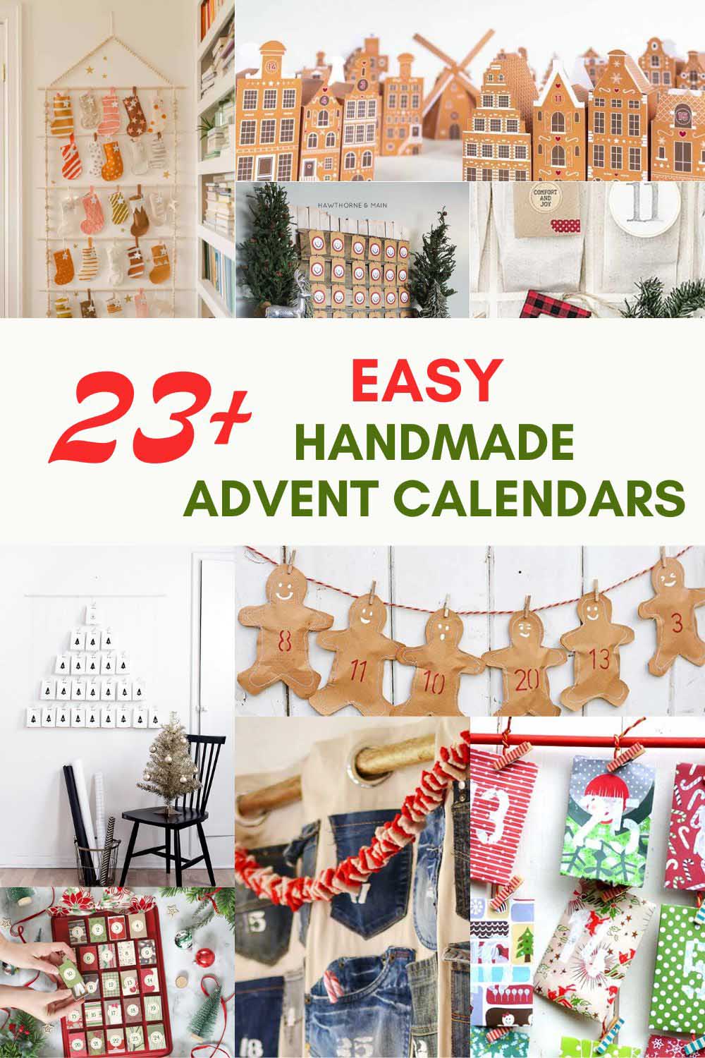 Handmade advent calendar ideas