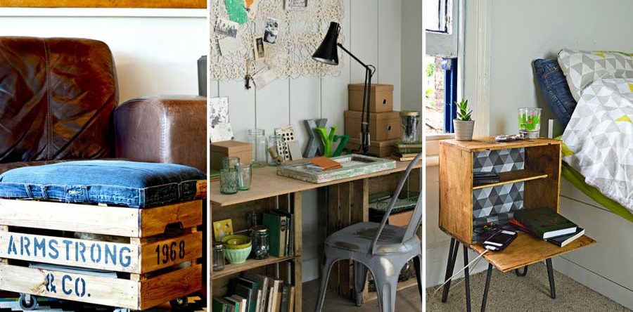 21 Of The Best Ways To Repurpose Old Wooden Crates Pillar Box Blue 21 Of The Best Ways To Repurpose Old Wooden Crates