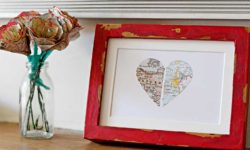 Simple Cute Personalized Map Gift For Lovers