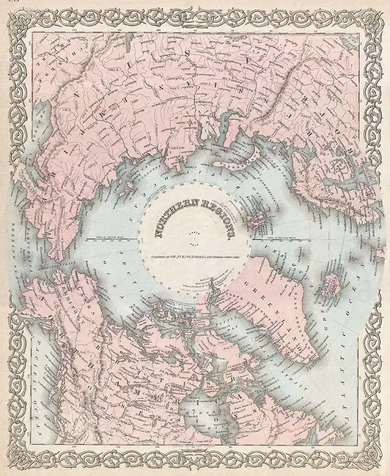 Coltons map of North Pole