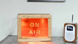 DIY On Air light box sign