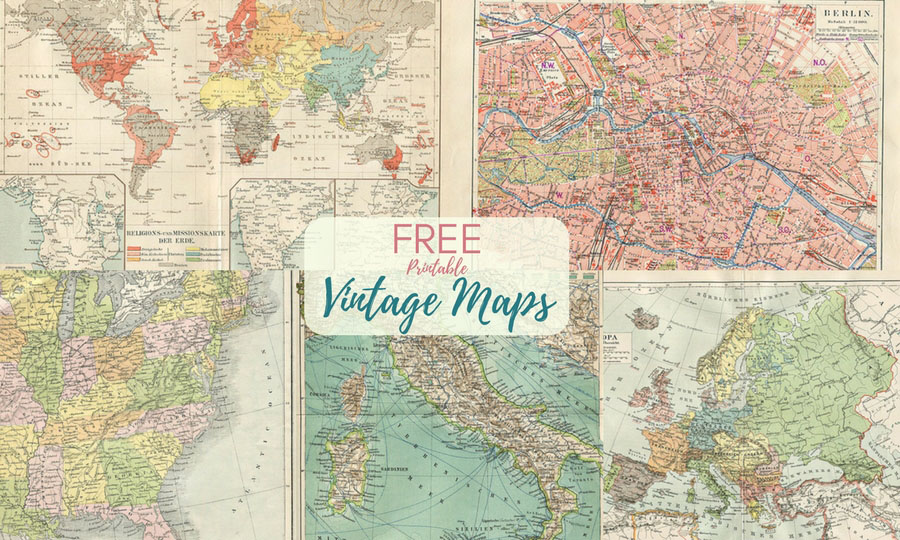 Free printable maps