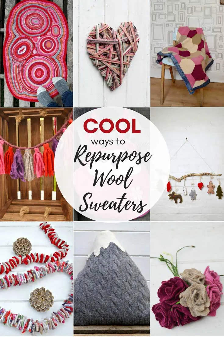 Cool ways to repurpose old sweaters.