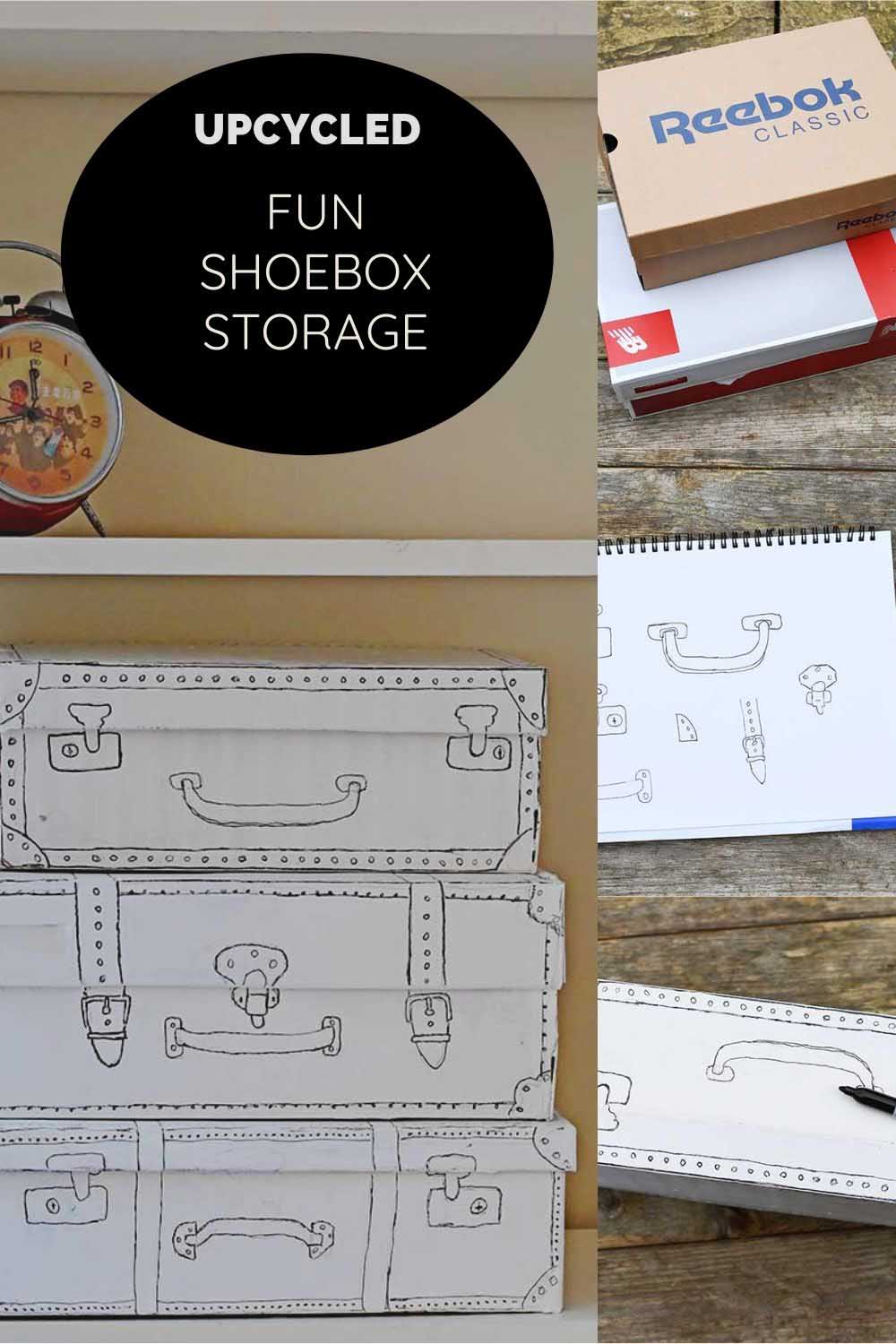 An Easy And Cute Shoebox Craft For The Home Pillar Box Blue