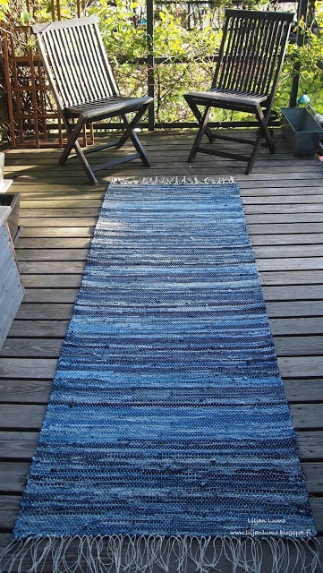 Blue jean rug tutorial