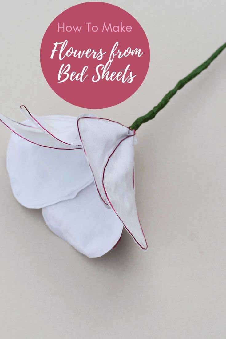 How to make flowers from sheets