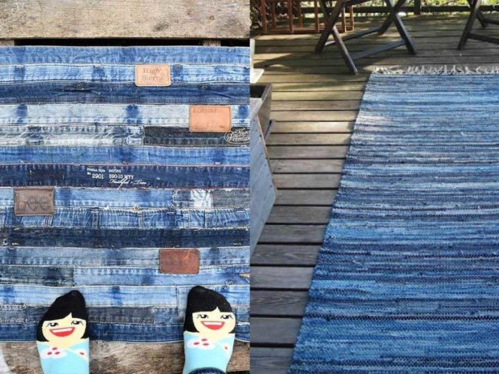 15 diy denim rugs