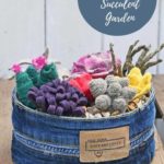 felt succulent garden