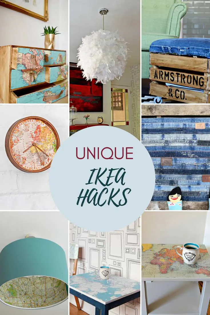 Unique and Cool Ikea hacks from Pillarboxblue.com