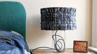 Unique table lamp farmhouse style