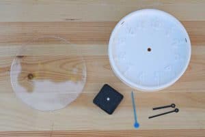 Easy IKEA Clock Hack With A World Map - Pillar Box Blue