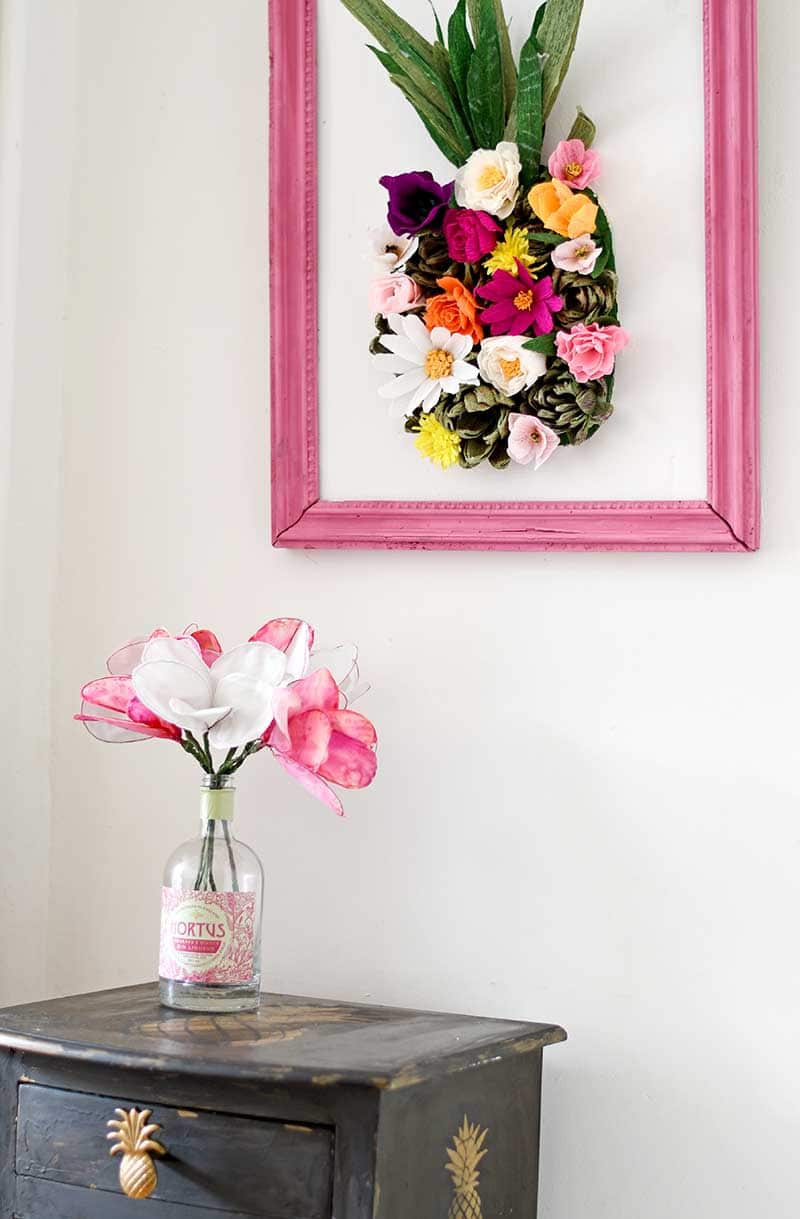 How to make a paper flower wall art