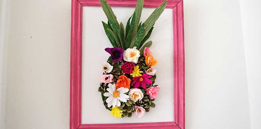 How To Make A Paper Flower Wall Decoration Pillar Box Blue How To Make A Paper Flower Wall Decoration