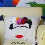 DIY fun Frida Kahlo pillow pattern