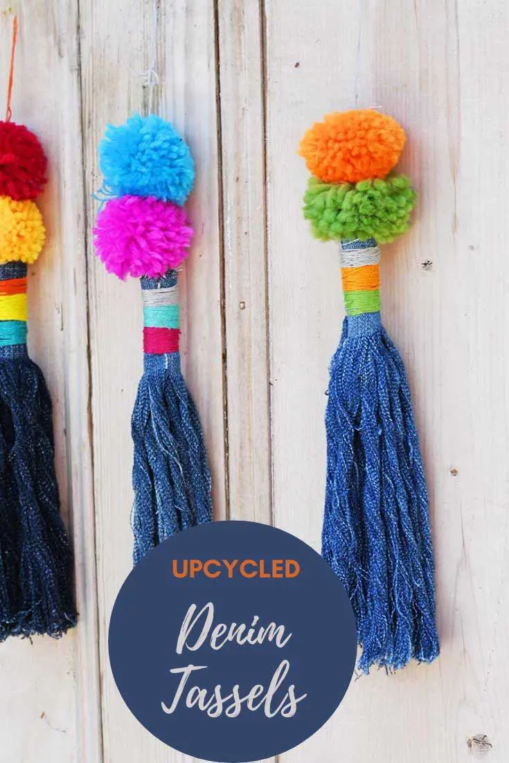 How to make denim tassels