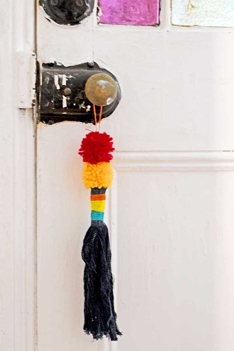 how to make tassels from old jeans