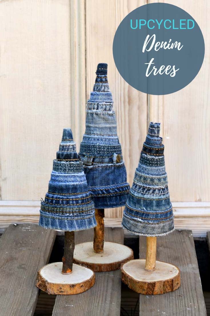 DIY Cone Christmas Trees: Simple, Elegant Tabletop Decor - Pillar Box Blue