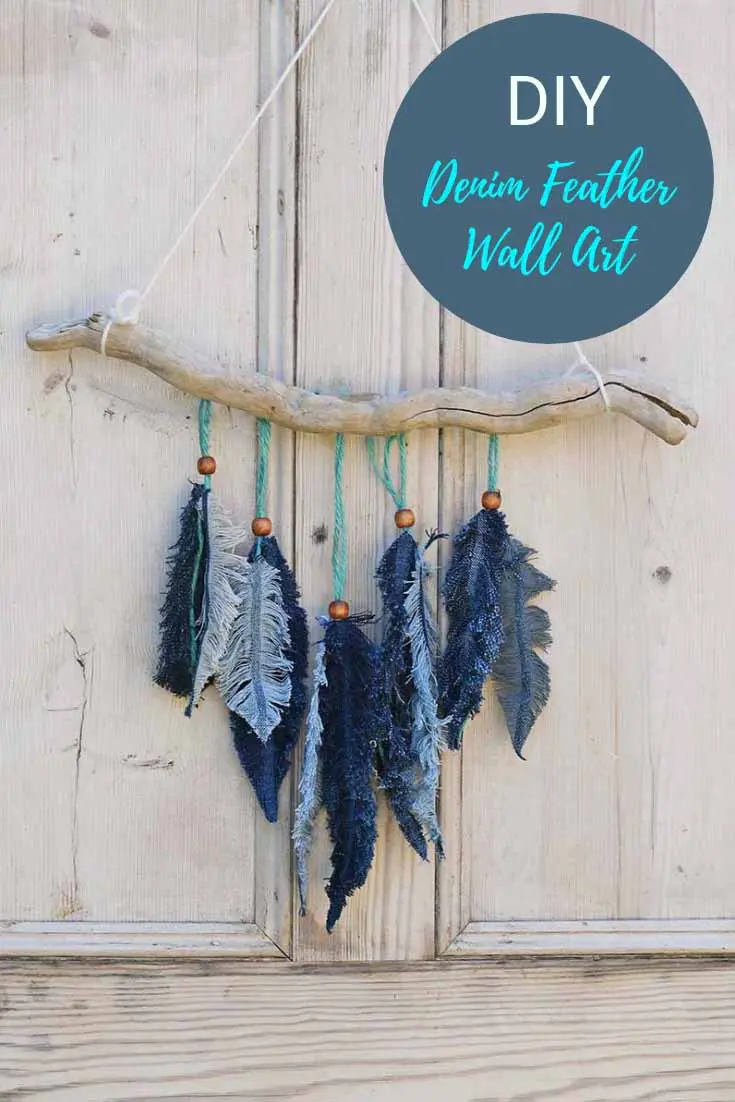 21 Feather Crafts And DIYs - You Will Want To Make - Pillar Box Blue