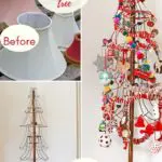 Upcycled rustic Christmas tree