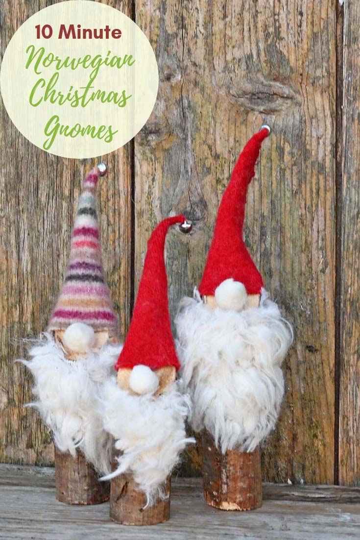 Download Super Easy to Make Cute Norwegian Christmas Gnomes ...
