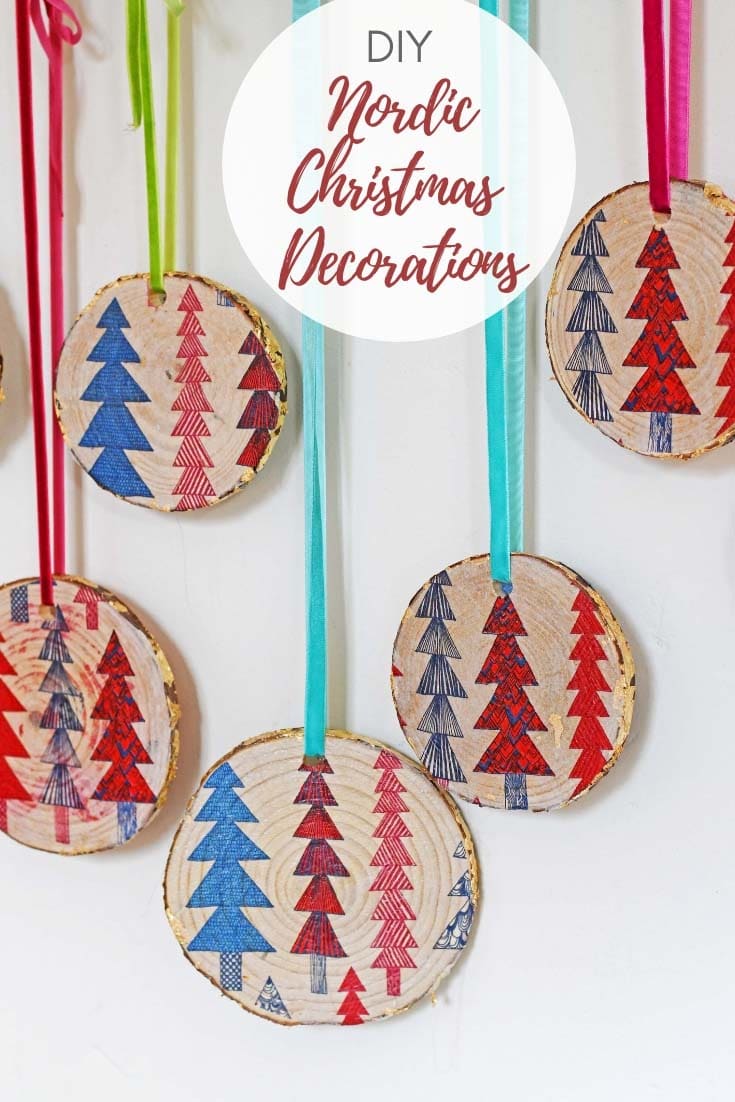 How to Make Gorgeous Nordic  Christmas  Decorations  Pillar 