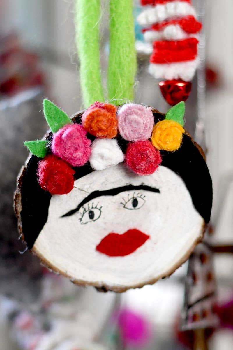 Frida Kahlo Christmas Ornament