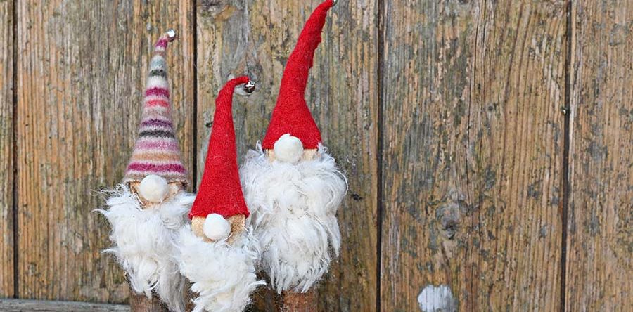 Super Easy to Make Cute Norwegian Christmas Gnomes