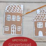 cardboard gingerbread house garland