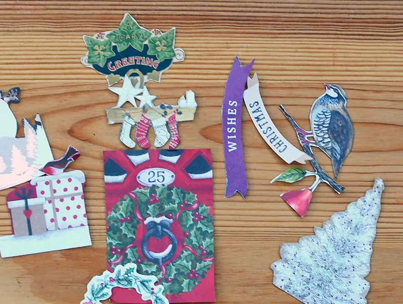 cut out christmas cards